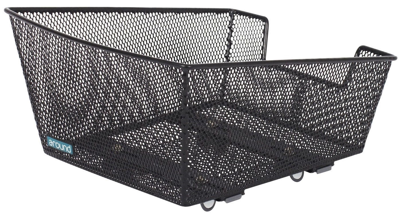 Around Fietsmand college basic small incl. voorgemonteerd fix systeem - zwart