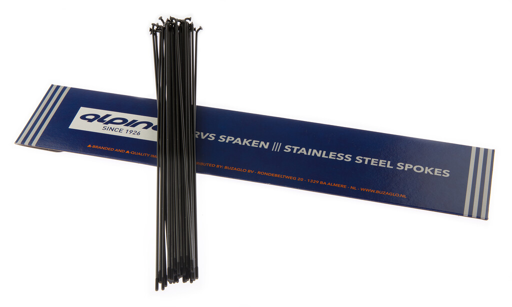 Spaken 282-13 Alpina ø2.33mm FG2.6 LDR RVS - zwart (36 stuks)