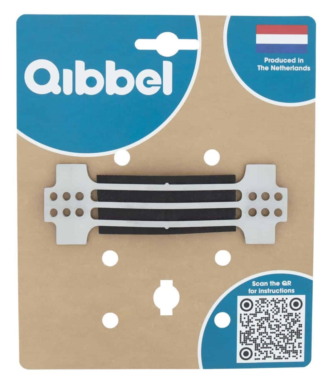 Voetsteunbeugel Qibbel Junior 6+ XL voor achtervorkdiameter 24-36 excl. voetsteun