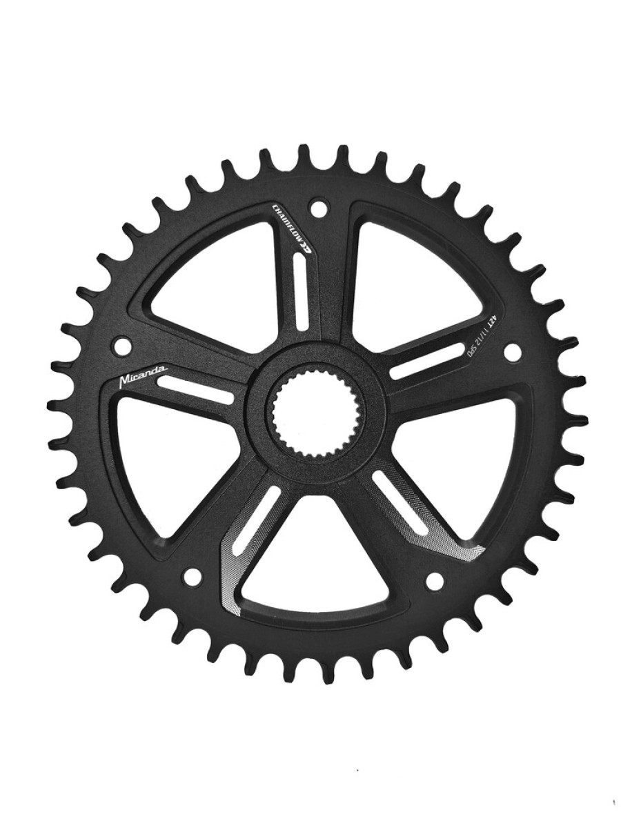 Tandwiel Miranda 42T Bosch Gen. 4/5 Race/Gravel - kettinglijn 50/52 mm - aluminium