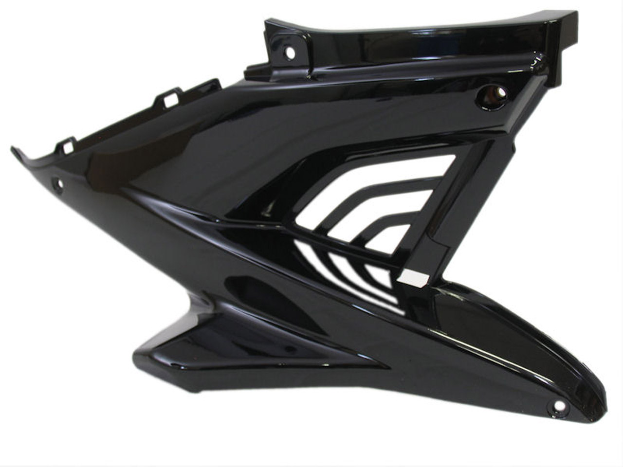 Edge Motorscherm z kap rechts yamaha aerox tot bj. 2014 zwart metallic