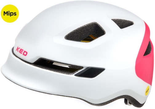 Ked Fietshelm pop mips - medium (52-56 cm) - wit