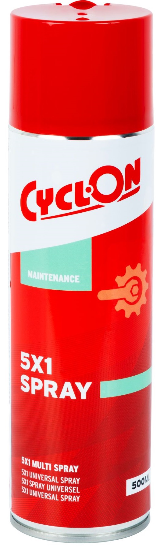 Cyclon p.t.f.e. multi smeermiddel 5x1 in spuitbus 500ml