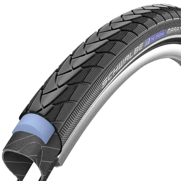 Schwalbe Buitenband marathon plus smartguard 24 x 1.75" / 47-507 mm - zwart met reflectie