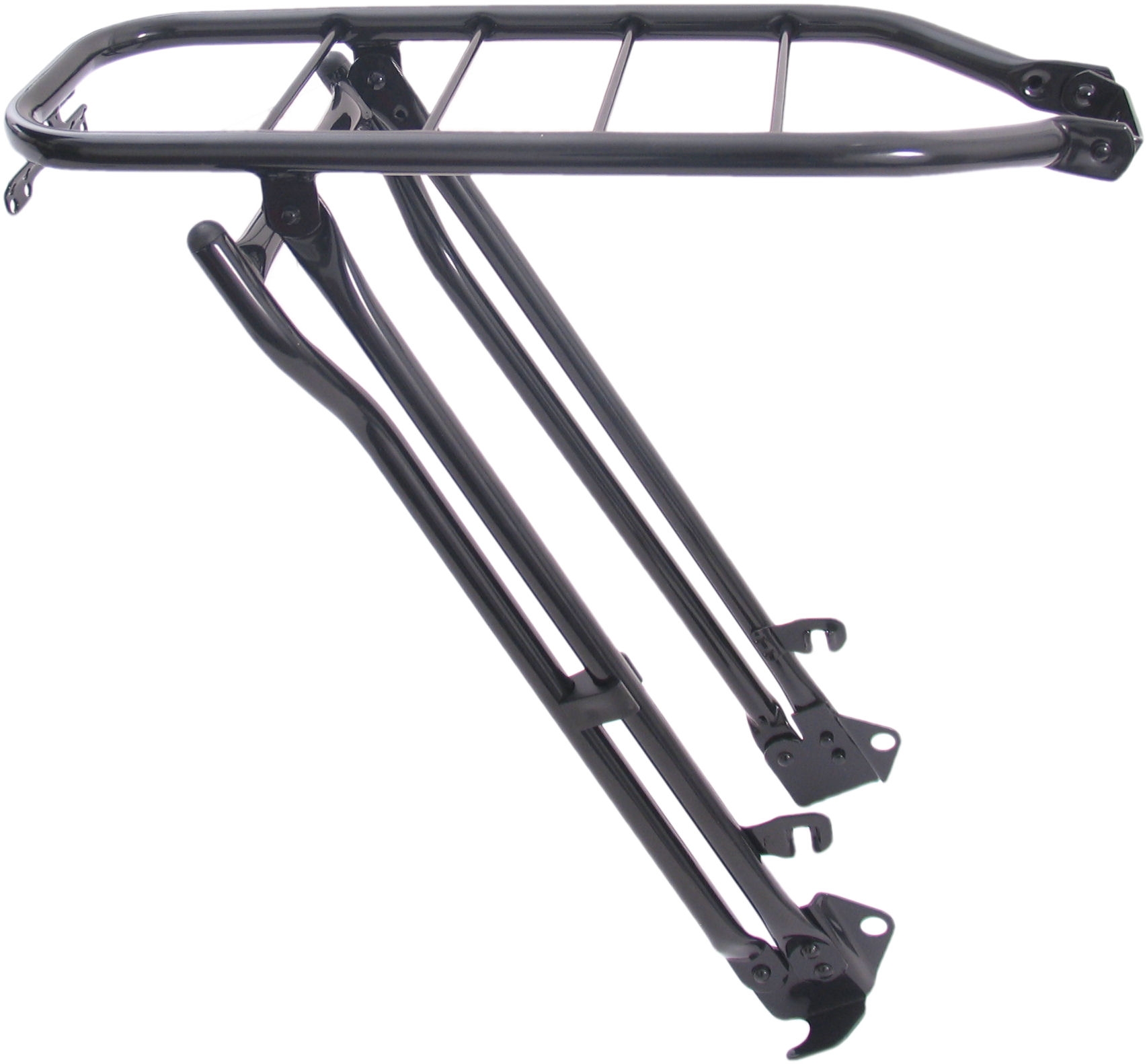 Gazelle achterdrager 28" 66cm met klapstandaard zwart