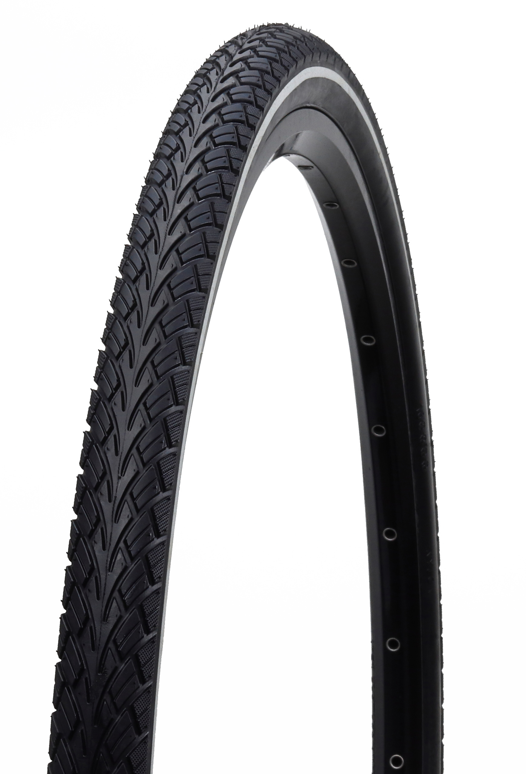 Edge buitenband street 16 x 1.75" / 47-305mm zwart met reflectie