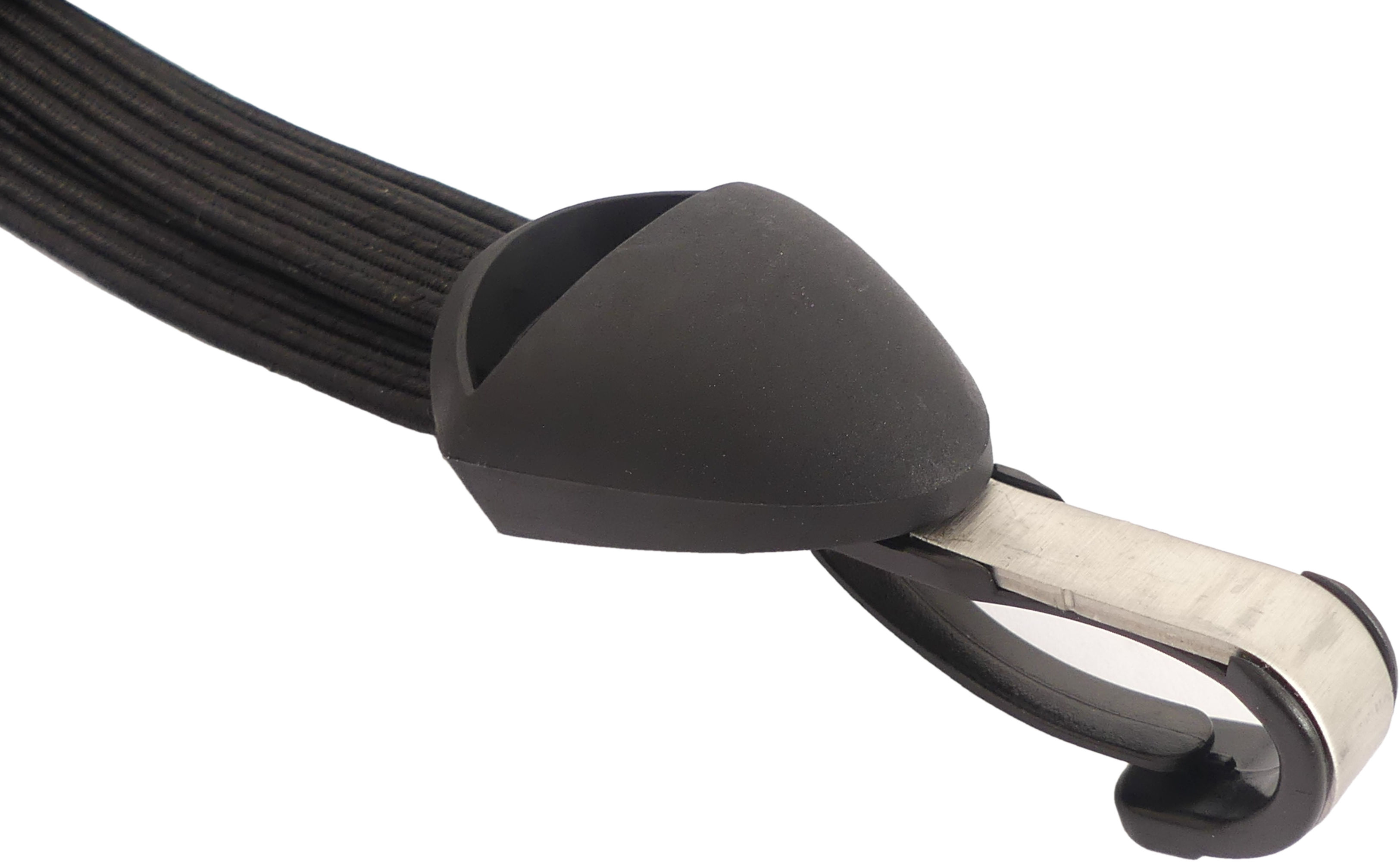 Gazelle Snelbinder met rvs haak - zwart