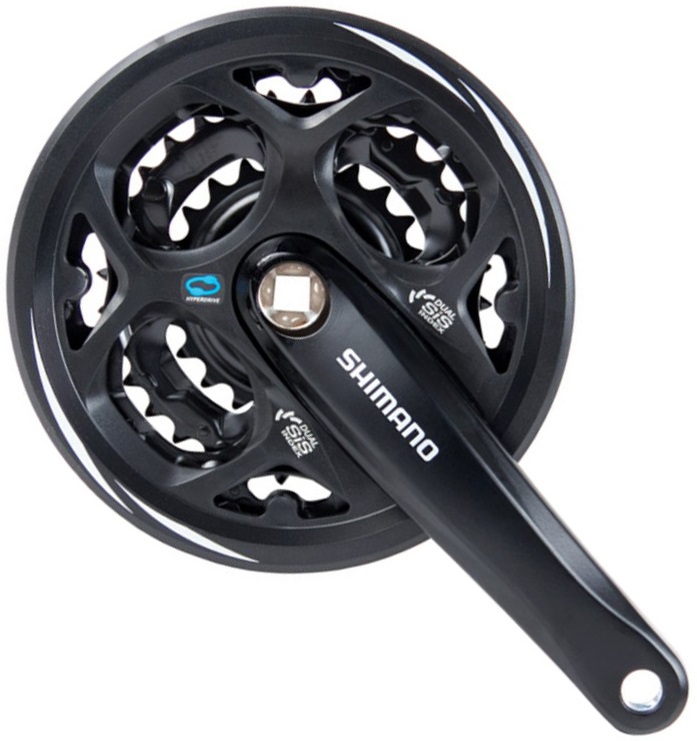 Shimano crankstel altus m311 7/8v 22/32/42t -5mm verdiept
