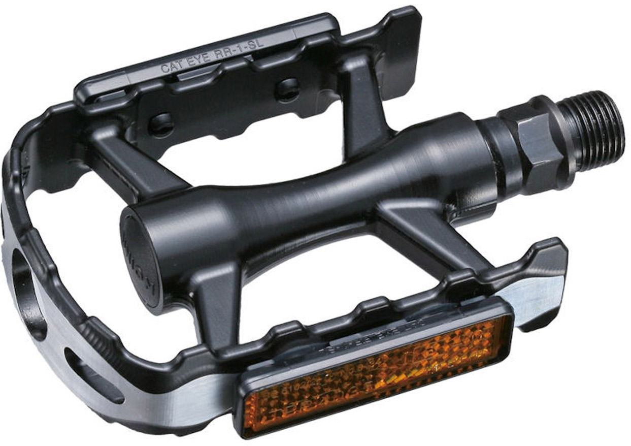 Union pedaal sp-600 aluminium, zwart, 9/16". hangverpakking