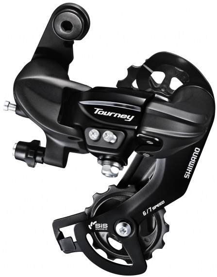 Shimano achterderailleur 6/7-speed tourney ty300 directe montage d-type (werkplaatsverpakking)