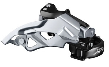Shimano voorderailleur 3 x 9-speed acera t3000 top swing / dual pull 48t