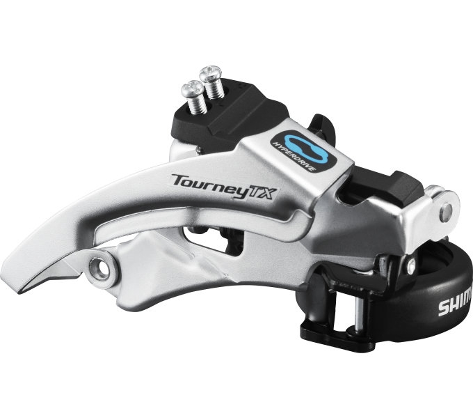 Shimano voorderailleur 7/8-speed tourney fd-tx800 top swing lage klem 42-48t