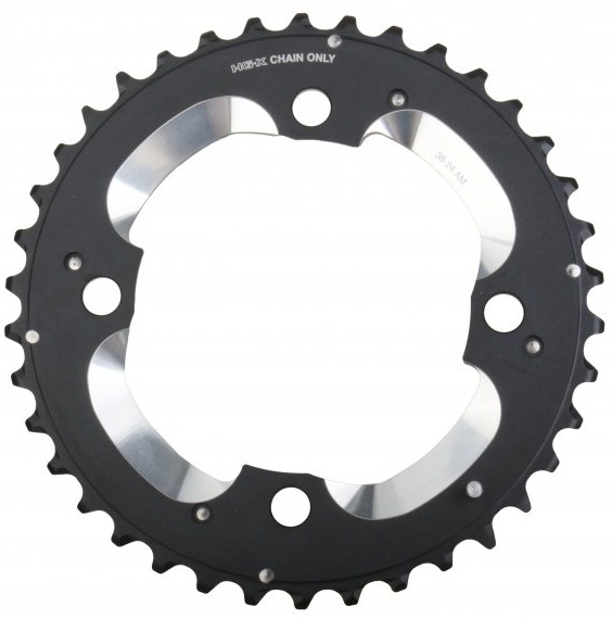 Shimano kettingblad xt/10v 38t dubbel fcm-785 y1ml98020