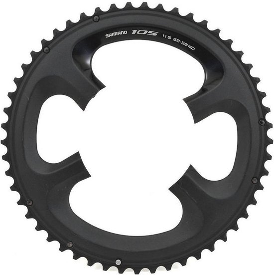 Shimano kettingblad 105 11v 53t y1ph98130 fc-5800 zwart