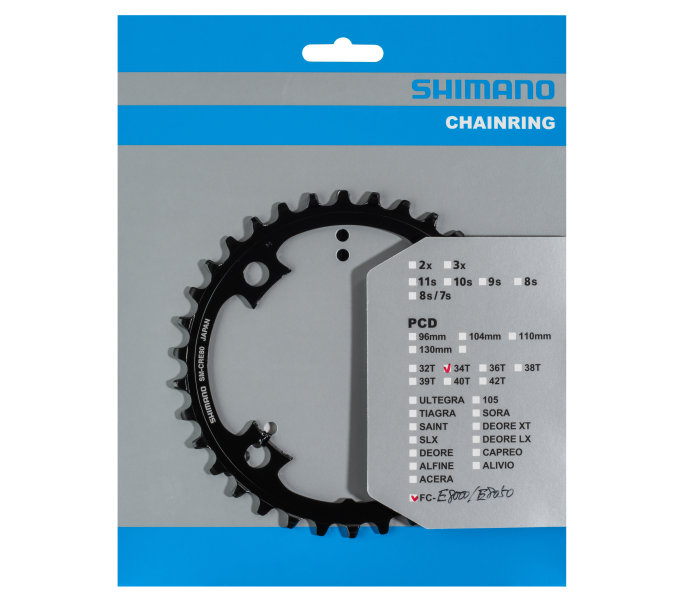 Shimano kettingblad steps 34t e8000 sm-cre80/sm-cre80-b