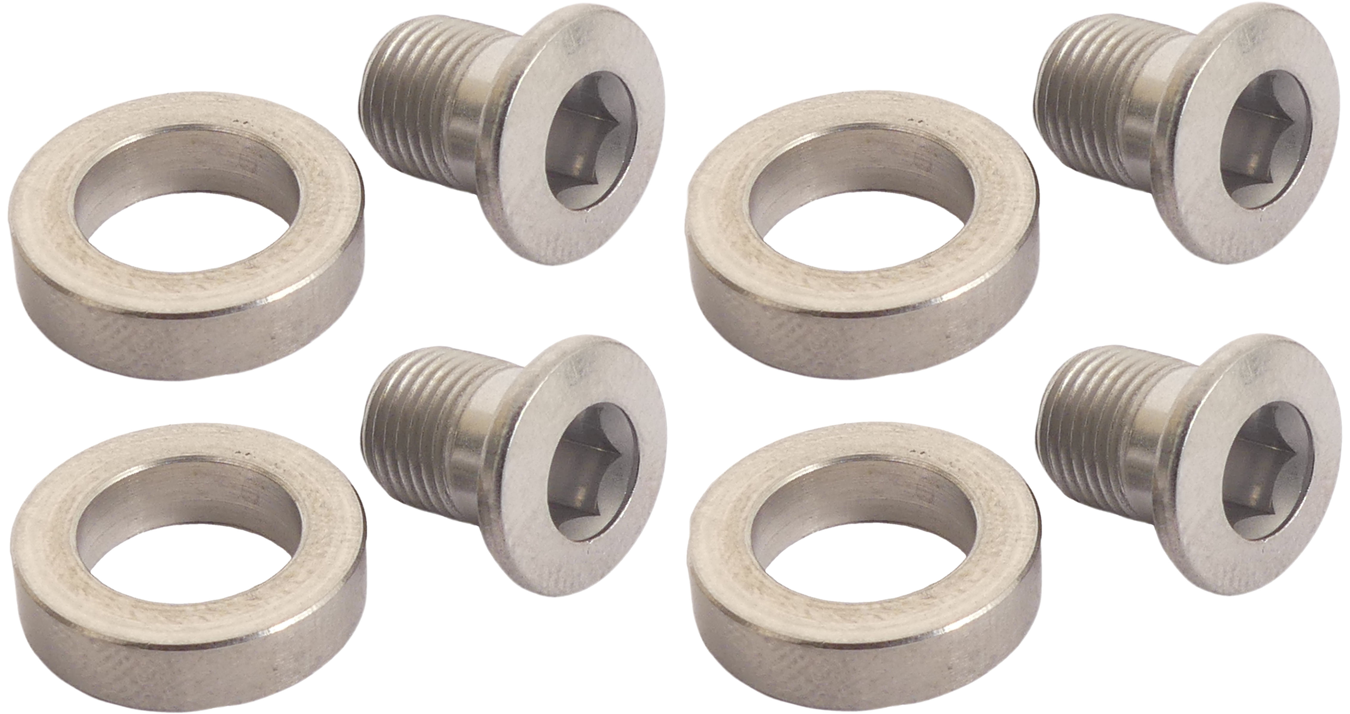 Shimano geleideplaat binnen & spacer 4 stuks fc-4703