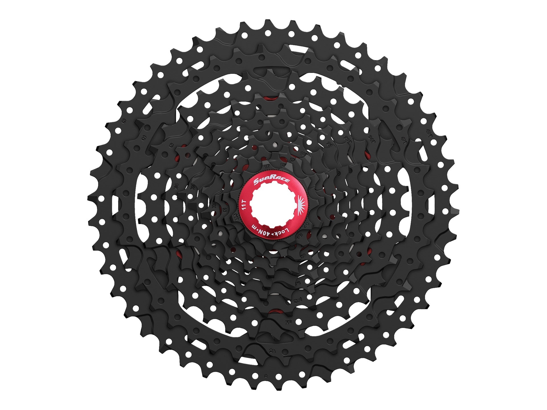 Sunrace - cassette mtb csmx3 11-42 10 speed zwart