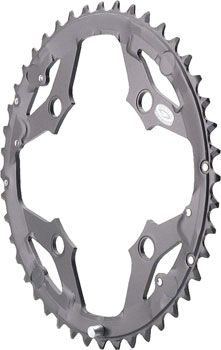Shimano - kettingblad 44t deore fc-m590 kettingrand - zilver