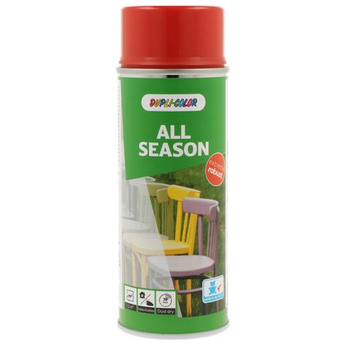 Spuitlak Dupli-Color RAL-3000 - 400 ml / all season / vuurrood, glans