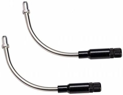 Elvedes Verstelbare v-brake bochtjes 90° rvs (2 stuks)