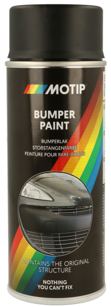 Motip Spuitbus 400ml bumperspray zwart