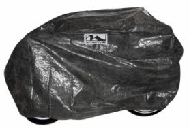 M-Wave Fietsgarage xxl - beschermende peva fietsgarage voor alle standaard fietsen, scooters - 230x135x65 cm - tarpaulin materiaal - zwart