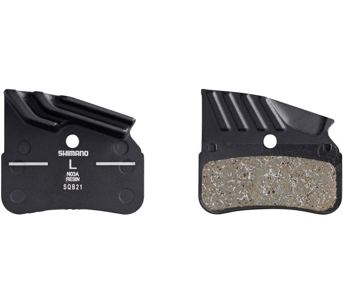 Shimano schijfremblokset n03a resin met koelvinnen