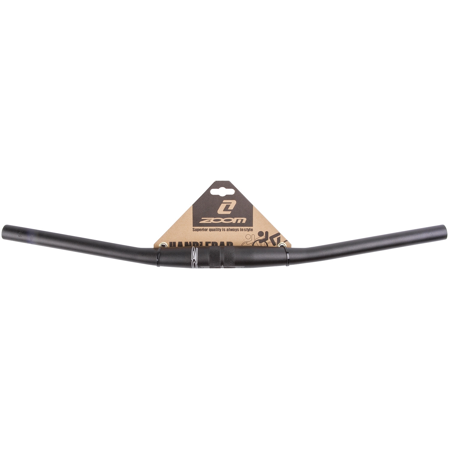 Zoom stuur mtb 31.8x620mm mat zwart