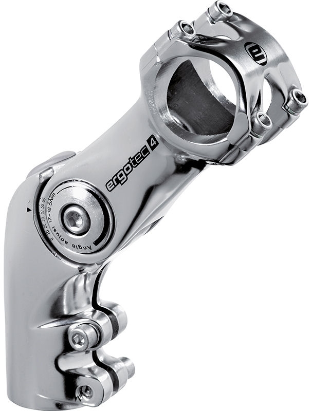 Ergotec stuurpen octopus ahead 50 verstelbaar ø28,6 / 110 / 31,8 mm zilver