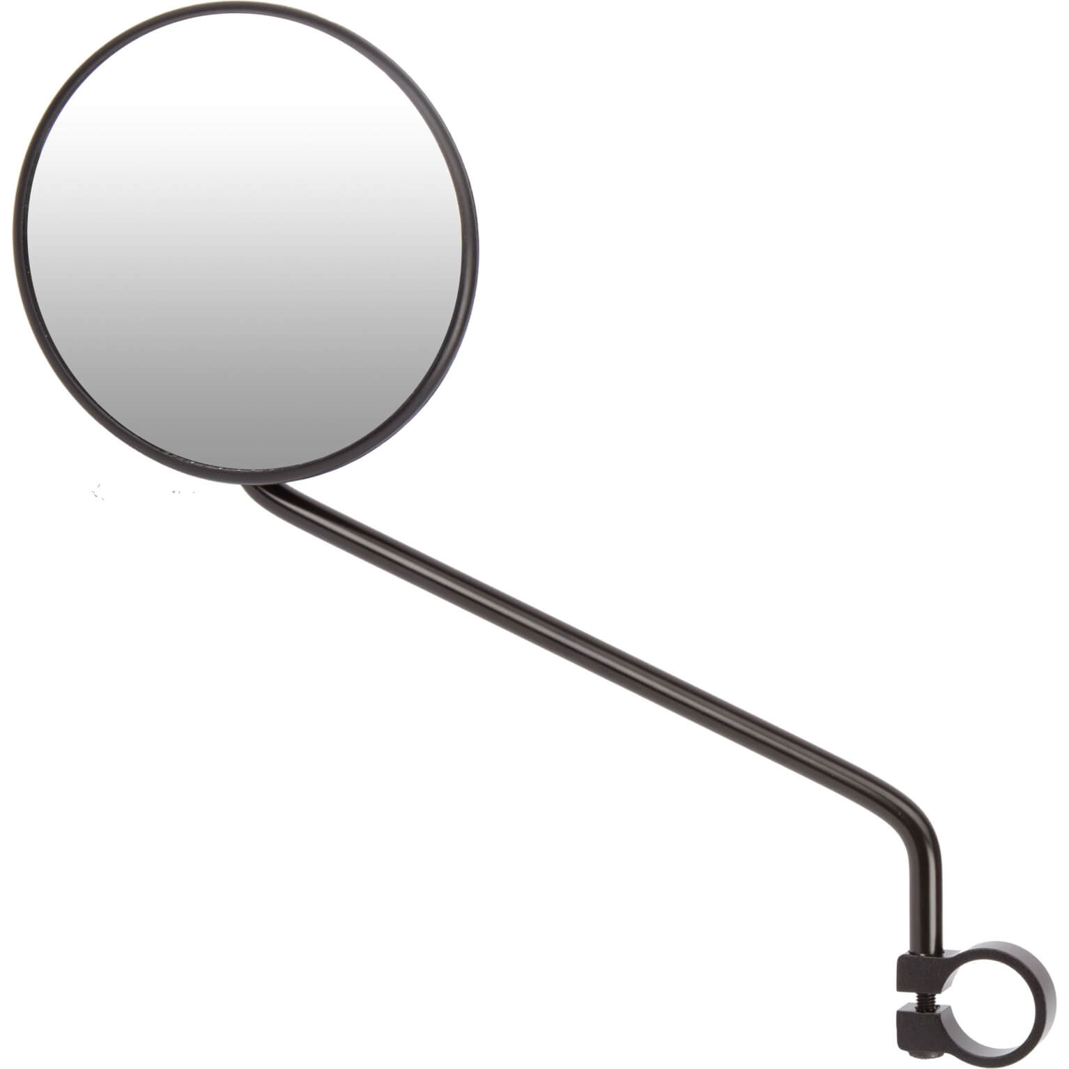 Ergotec spiegel m-55l lange arm 105mm staal zwart gezandstraald