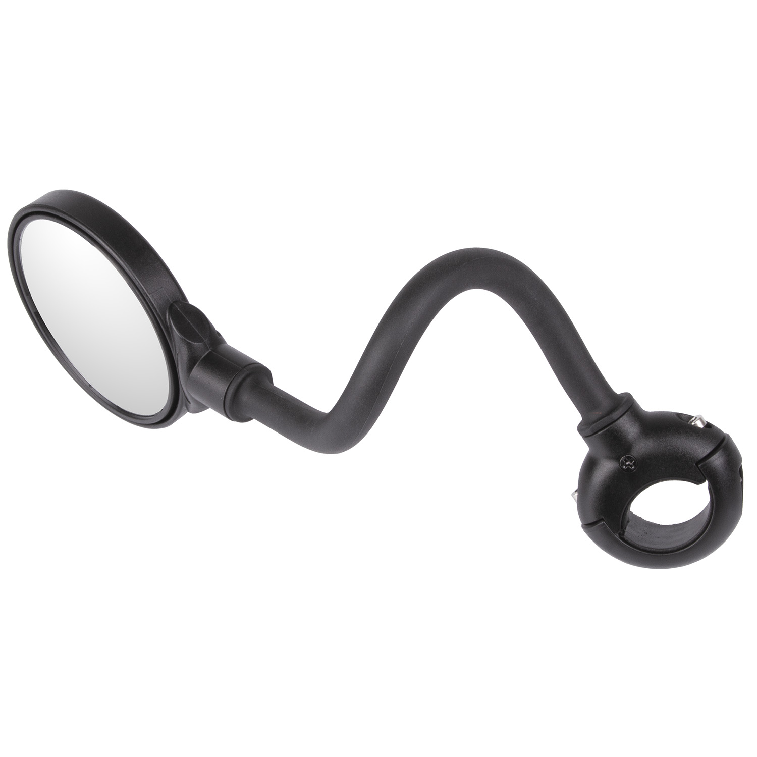 M-Wave fietsspiegel spy base 3d 31,5 cm glas matzwart