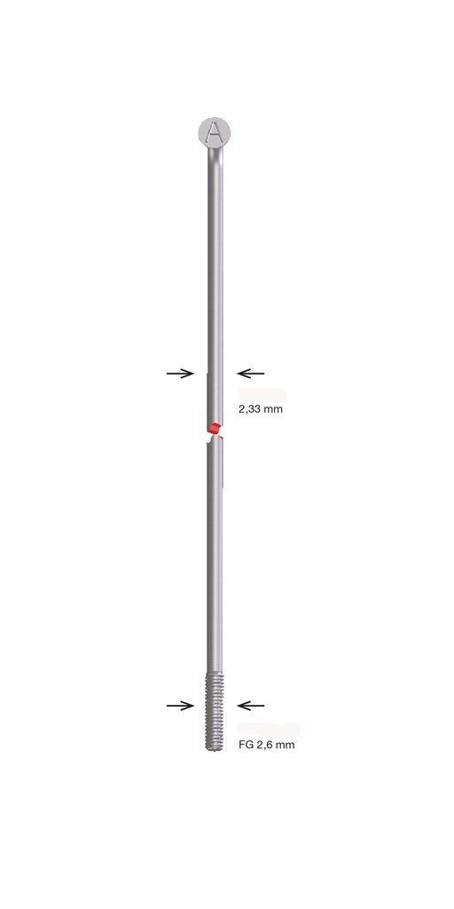 Alpina Spaken 230-13 raggi ø2.33mm fg 2,6 - zink (144