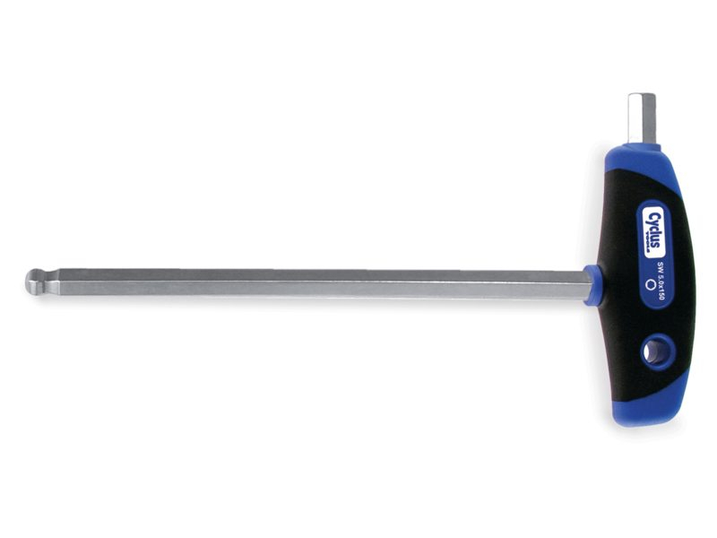 Cycplus T-greep kogelkop inbussleutel 6mm 200mm lang cyclus 720615