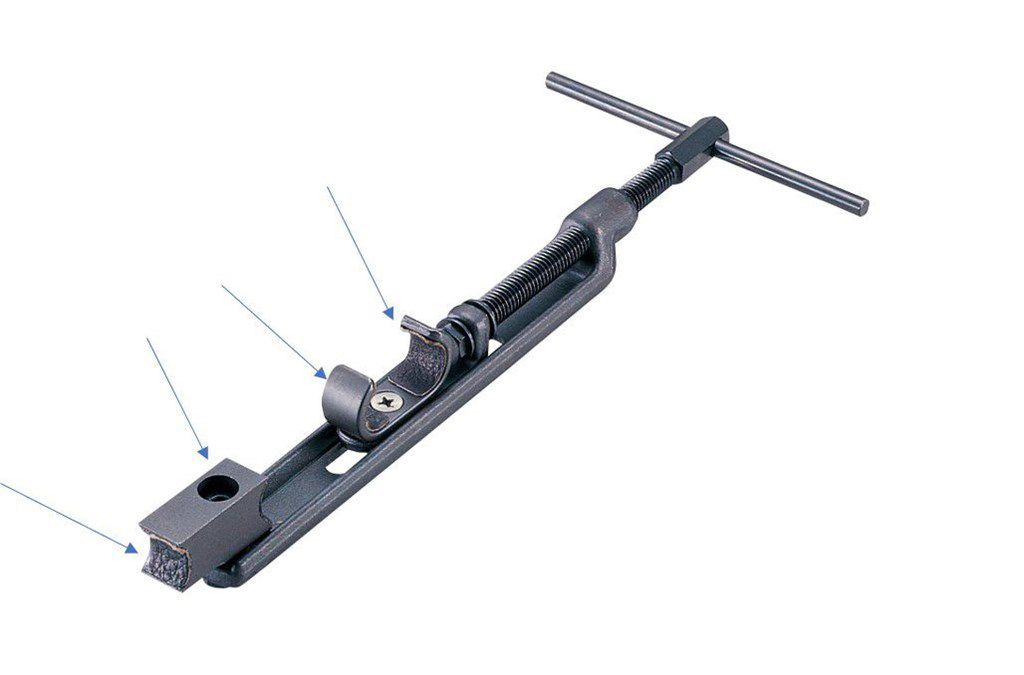 Hozan Reserve pads voor vorkuitzetter c-451-1 (4 stuks)
