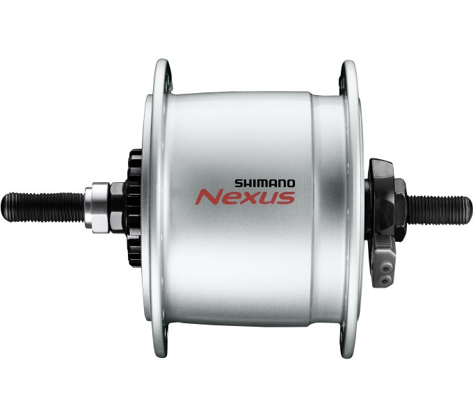 Shimano Naafdynamo nexus dh-c6000-3r 3 watt 36 gaats - rollerbrakes - zilver