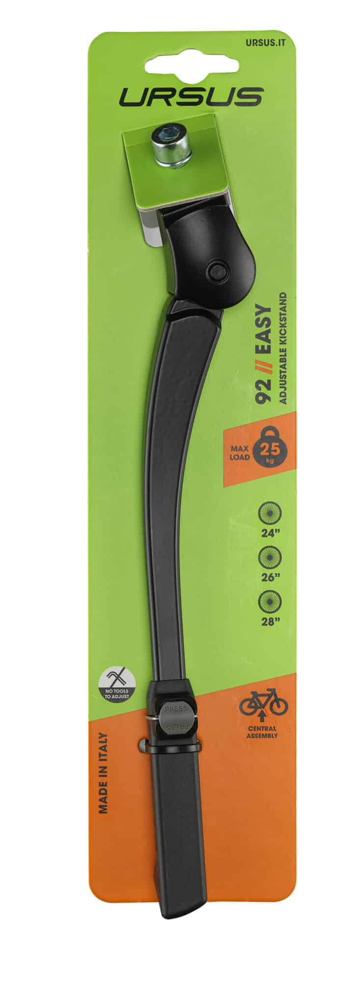 Fietsstandaard Ursus Easy 26"/28" - zwart