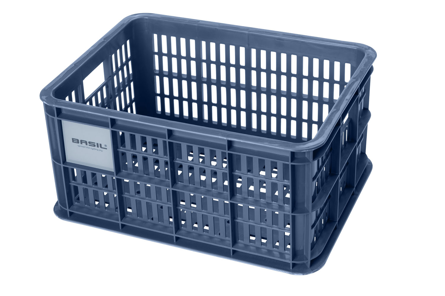 Basil fietskrat s - klein - 17.5 liter - blauw