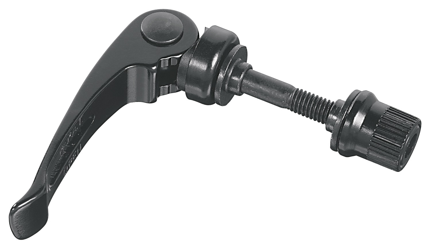 Ergotec Zadelpen snelspanhendel m6-m8 x 35 mm aluminium - zwart
