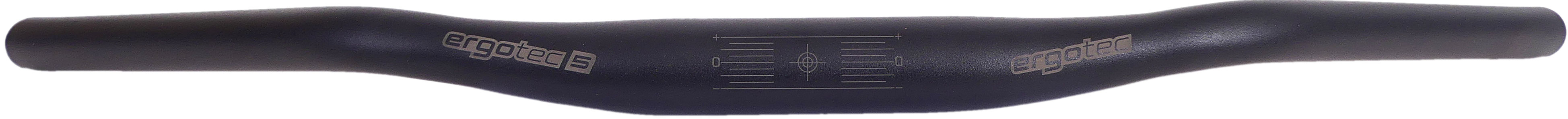 Ergotec stuur ladytown ø31.8mm x 620 mm 16 mm rise zwart gezandstraald