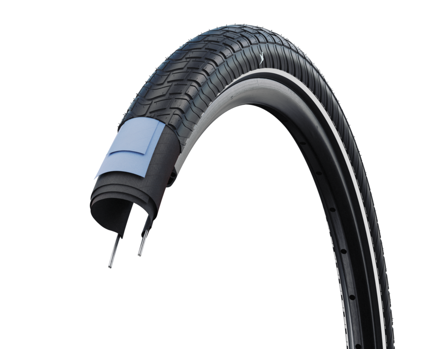 Buitenband Schwalbe Big Apple 26 x 2.00" / 55-559 mm - zwart met reflectie