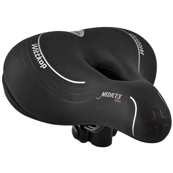 Fahrradsattel Wittkop City / Grande Citta Medicus Gel fr Damen - Schwarz
