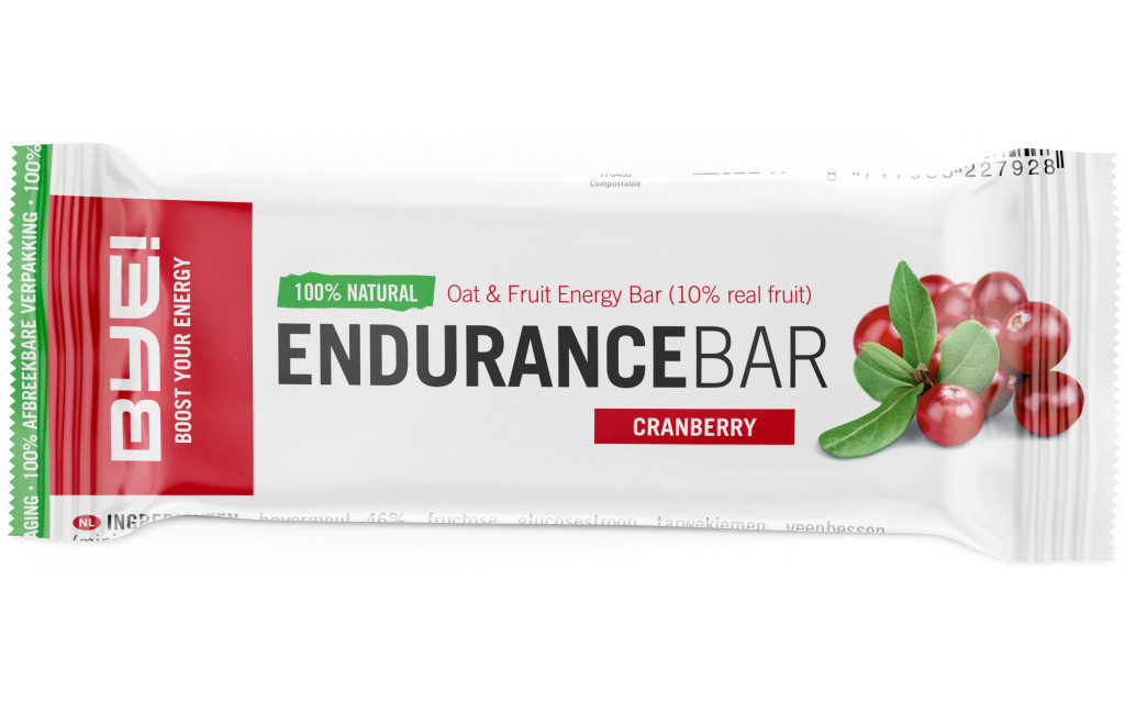 BYE! Endurance bar cranberry - 40 gram (doos à 30 stuks)