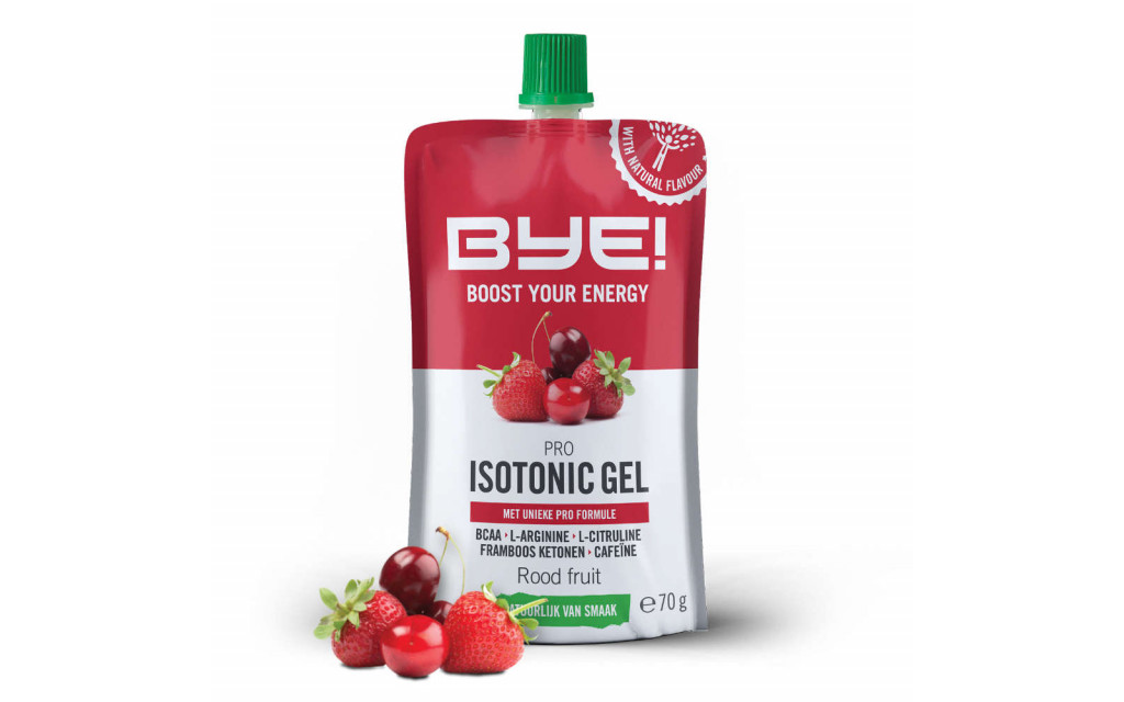 BYE! Pro Isotonic Gel 70 gram - rood fruit (doos a 12 stuks)