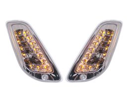 Indicator set Vespa LX-50/125/150 Clear Line LED - left and right/front 