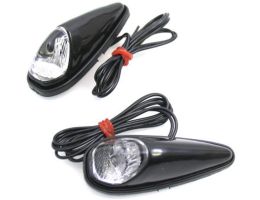 LED lights (stick-on) - white / black exterior
