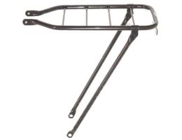 Rear carrier 26/28" Steco with hinged legs - black