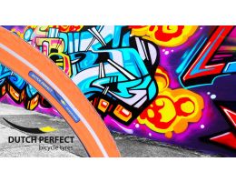 Reifen Dutch Perfect 28 x 1,40" / 40-622 mit Pannenschutz - Orange mit Reflexion