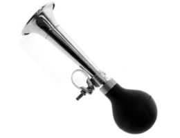 Bicycle horn M-Wave Condor monotonous - chromed steel 