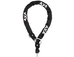 Plug-in chain Axa DPI 110/8.5 with canvas sleeve - black 