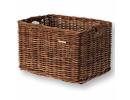 Rattan bicycle basket for front carrier Basil Dorset large 37 x 48 x 27 cm - nature brown